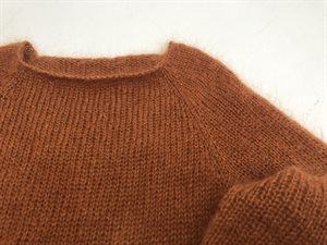 VIVIAN strikkeopskrift - simpel, let og enkel mohair sweater